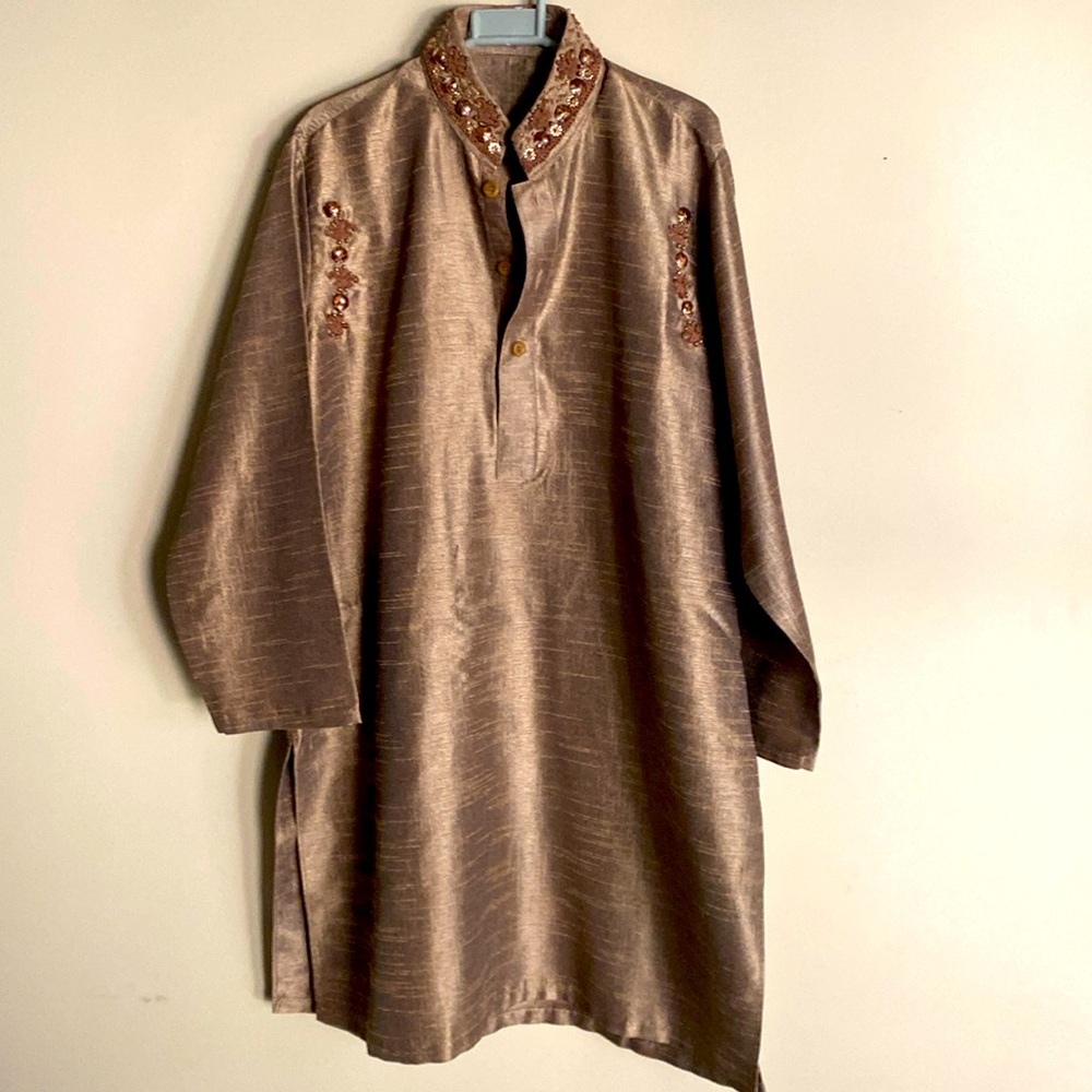 Boys embroidered Kurta trousers ( size 8)